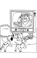 101 Dalmatiërs kleurplaat 9